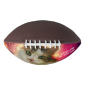 Schattige Cute Calico Cat American Football (Voorkant)