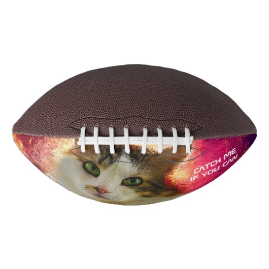Schattige Cute Calico Cat American Football (Voorkant)