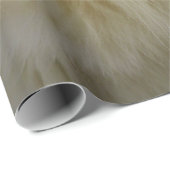 Schattige Cute Calico Cat Cadeaupapier (Rol Hoek)