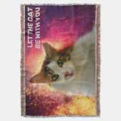 Schattige Cute Calico Cat Deken (Voorkant Verticaal)