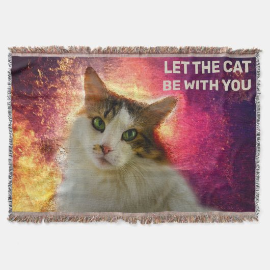 Schattige Cute Calico Cat Deken (Voorkant)