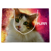 Schattige Cute Calico Cat Groot Cadeauzakje (Voorkant)