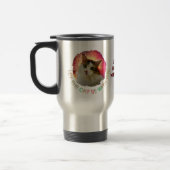 Schattige Cute Calico Cat Reisbeker (Links)