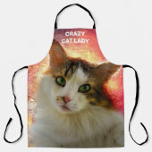 Schattige Cute Calico Cat Schort (Voorkant)