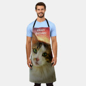 Schattige Cute Calico Cat Schort (Gedragen)