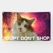 Schattige Cute Calico Cat Spandoek (Horizontaal)