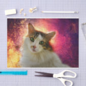 Schattige Cute Calico Cat Tissuepapier (Craft)