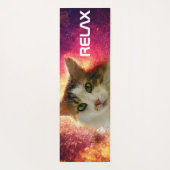 Schattige Cute Calico Cat Yogamat (Achterkant)