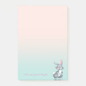 Schattige Cute Cartoon Bunny Post-it® Notes (Voorkant)