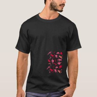 Schattige Cute Dino T-rex Dinosaur Mens Vrouwen Jo T-shirt