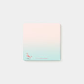 Schattige Cute Flamingos Post-it® Notes (Voorkant)