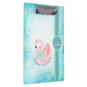 Schattige Cute Mermaid, Zee Monogram Klembord (Rechts)