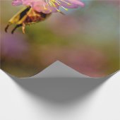 Schattige Cute Sakura-bloemen in de avond Cadeaupapier (Hoek)