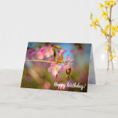 Schattige Cute Sakura Flowers op lente-zondag Kaart (Gele Bloem)