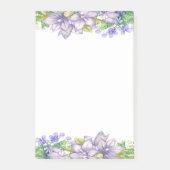 Schattige Cute Waterverf Flowers Post-it® Notes (Voorkant)
