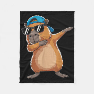 Schattige Dabbing Capybara Jongens Mannen Peuter P Fleece Deken