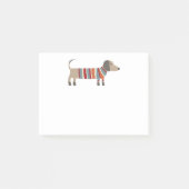 Schattige Dachshond Wiener Sausage Hond Post-it® Notes (Voorkant)