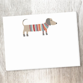 Schattige Dachshond Wiener Sausage Hond Post-it® Notes
