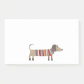 Schattige Dachshond Worst Hond Post-it® Notes (Voorkant)