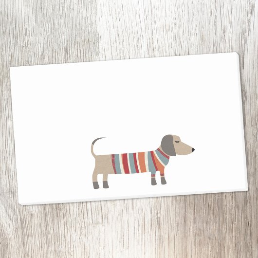 Schattige Dachshond Worst Hond Post-it® Notes