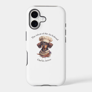 Schattige Dachshund Chef iPhone 11 Hoesje