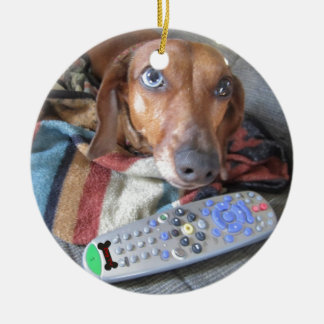 Schattige Dachshund Dog Keramisch Ornament