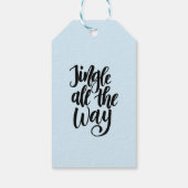 Schattige Dachshund Door het Sneeuwwoord Speelvaka Cadeaulabel (Achterkant)