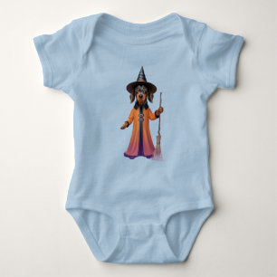 Schattige Dachshund Halloween Romper