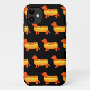 Schattige Dachshund Hot Dog Case-Mate iPhone Case