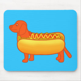 Schattige Dachshund Hot Dog Muismat