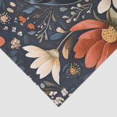 Schattige Dachshund Leuke Bloemen Decoupage Tissuepapier (Detail)
