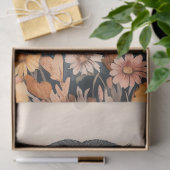 Schattige Dachshund met wilde bloemen decoupage Tissuepapier (Geschenk)