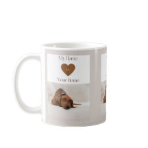 Schattige Dachshund Mijn Thuis Is Jouw Thuis Hond 