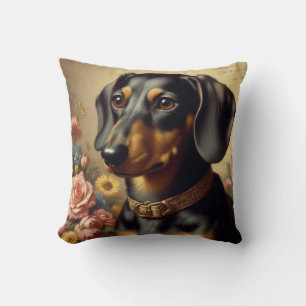 Schattige  Dachshund Schilderen Kussen