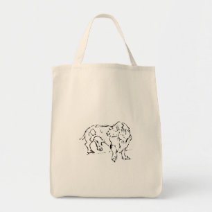 Schattige Dachshund Worstelhond – Boodschappen Tote Bag