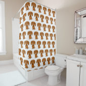 Schattige Dachshunds-patroon | Hondenliefhebber va Douchegordijn (In situ)