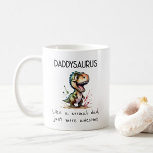 Schattige Daddysaurus Vaderdag Koffiemok