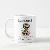 Schattige Daddysaurus Vaderdag Koffiemok (Links)