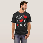 Schattige dag hart mannen kinderen t-shirt (Voorkant volledig)