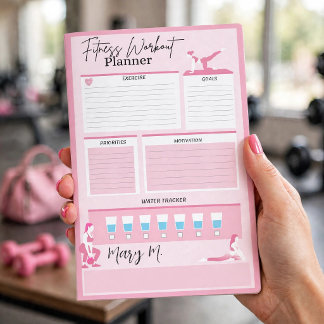 Schattige Dagelijkse Fitness Workout Tracker Plann Post-it® Notes