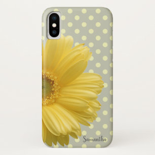 Schattige Daisy,Bloem,Polka Dots -Personalized Case-Mate iPhone Case