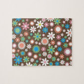 Schattige Daisy bloemmotief Legpuzzel (Horizontaal)