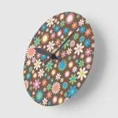 Schattige Daisy bloemmotief Ronde Klok (Hoek)