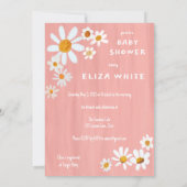 Schattige Daisy Boeket Handbeschilderd Custom Baby Kaart (Achterkant)