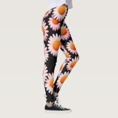 Schattige Daisy Flower Botanical patroonschool mei Leggings (Rechts)