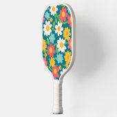 Schattige Daisy Flower Botanical patroonschool mei Pickleball Paddle (Links)