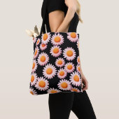 Schattige Daisy Flower Botanical patroonschool mei Tote Bag (Dichtbij)