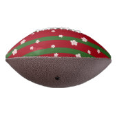 Schattige Daisy Flower Vrolijk Kerstfeest American Football (Gedraaid 270)