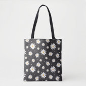 Schattige Daisy Flowers Pattern Tote Bag (Voorkant)