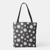 Schattige Daisy Flowers Pattern Tote Bag (Achterkant)